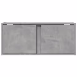 vidaXL TV Wall Cabinet with LED Lights Floating Cabinet TV Unit Concrete Grey - Additional view 5