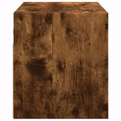 vidaXL TV Wall Cabinet with LED Lights TV Unit Wall Mounted Cabinet Smoked Oak - Additional view 6