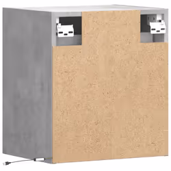 vidaXL TV Wall Cabinet with LED Lights TV Unit Wall Mounted Cabinet - concrete grey, 41 x 31 x 45 cm/ 2 pcs - Additional view 7