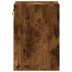 vidaXL TV Wall Cabinet with LED Lights TV Unit Wall Mounted Cabinet - smoked oak, 41 x 31 x 45 cm/ 2 pcs - Additional view 6