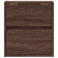 vidaXL TV Wall Cabinet with LED Lights TV Unit Wall Mounted Cabinet - brown oak, 41 x 31 x 45 cm/ 1 pcs - Additional view 5