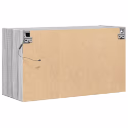 vidaXL TV Wall Cabinet with LED Lights TV Unit Wall Mounted Cabinet - grey sonoma, 80 x 31 x 45 cm/ 1 pcs - Additional view 7