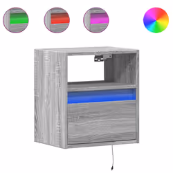 VidaXL 852332, Grey, Wood, Wood, 2 drawer(s), 800 mm, 310 mm