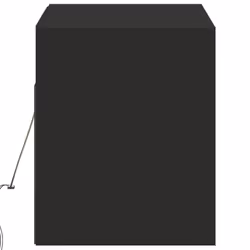 vidaXL TV Wall Cabinet with LED Floating TV Wall Unit Floating TV Cabinet - black, 100 x 31 x 38 cm - Additional view 6