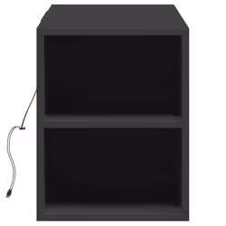 vidaXL TV Wall Cabinet with LED Lights TV Stand Floating Cabinet TV Wall Unit - black, 135 x 31 x 39.5 cm - Additional view 6