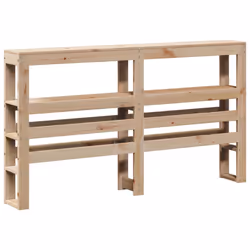 vidaXL Bed Frame with Headboard Bed Base Bedstead 120x200 cm Solid Wood Pine - Additional view 7