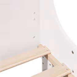 vidaXL Bed Frame with Headboard White 180x200 cm Super King Solid Wood Pine - Additional view 8