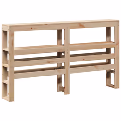vidaXL Bed Frame with Headboard Bed Base Bedstead 120x200 cm Solid Wood Pine - Additional view 5