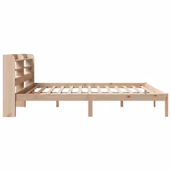 vidaXL Bed Frame with Headboard Bed 180x200 cm Super King Solid Wood Pine - Additional view 4