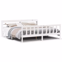 VidaXL 3306587, White, 190 cm, 2.18 m, 82 cm, 1800 x 2000 mm, 1 pc(s)