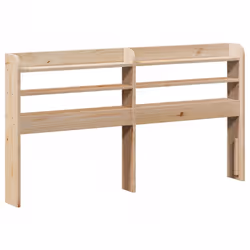 vidaXL Bed Frame with Headboard Bed Base 150x200 cm King Size Solid Wood Pine - Additional view 7