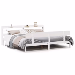 VidaXL 3306626, White, 190 cm, 2.23 m, 82 cm, 1800 x 2000 mm, 21 cm