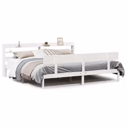 VidaXL 3306628, White, 2.1 m, 2.23 m, 82 cm, 2000 x 2000 mm, 21 cm
