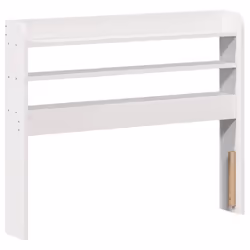 vidaXL Bed Frame with Headboard White 75x190 cm Small Single Solid Wood Pine - Additional view 5