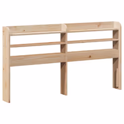 vidaXL Bed Frame with Headboard Bed Base 150x200 cm King Size Solid Wood Pine - Additional view 4