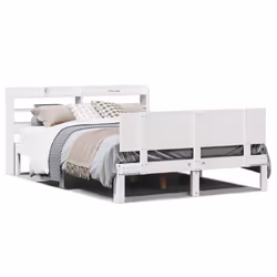 VidaXL 3306816, White, 130 cm, 2.12 m, 82 cm, 1200 x 1900 mm, 21 cm