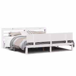 VidaXL 3306836, White, 2.1 m, 2.21 m, 82 cm, 2000 x 2000 mm, 21 cm