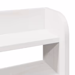 vidaXL Bed Frame with Headboard Bed Base White 120x200 cm Solid Wood Pine - Additional view 8