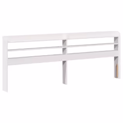 vidaXL Bed Frame with Headboard White 180x200 cm Super King Solid Wood Pine - Additional view 5