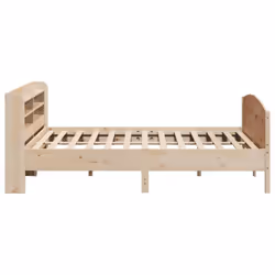 vidaXL Bed Frame with Headboard Bed 180x200 cm Super King Solid Wood Pine - Additional view 4