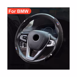For BMW Universal Steering Wheel Cover 1 2 3 4 5 6 7 8 Series x1 x2 x3 x4 x5 x6 x7 x8 e46 e90 f10 f30 i4 iX Interior Accessories - Gray 3 PCS