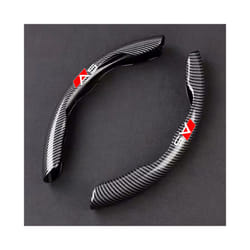 Audi Car Carbon Black Fiber steering wheel cover non-slip For Audi A1 A3 A4 A5 A6 A7 A8 Q2 Q3 Q5 Q7 Q8 Audi A Q Series Car - A5