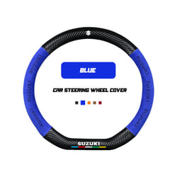 Car Steering Wheel Cover for Suzuki Swift Grand Sport Vitara Sx4 Ignis Baleno Jimny Samurai Alto Alivio Ciaz Celerio S-Cross - D Blue