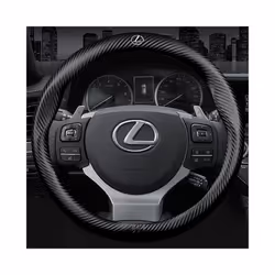 3D Embossing Car Steering Wheel Cover For Lexus GS300 ES330 ES350 NX300H ES300 IS300 GX470 RX300 IS250 GX460 CT200H NX300 GS400 - O