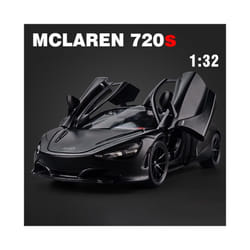 1:32 McLaren 720S Spider Car Model Alloy Sports Car Limited Edition Metal Car Model Collection Toy Car Childrens Birthday Gift - Black