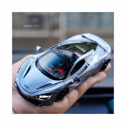 1:32 McLaren 720S Spider Car Model Alloy Sports Car Limited Edition Metal Car Model Collection Toy Car Childrens Birthday Gift - Black