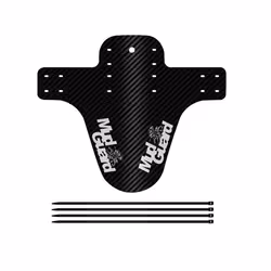 Bicycle Fenders 8 Colorful Front/Rear Tire Wheel Fenders Carbon Fiber Mudguard Mountain Bike Road Cycling Fix Gear - White