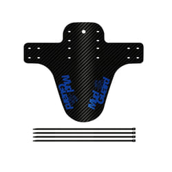 Bicycle Fenders 8 Colorful Front/Rear Tire Wheel Fenders Carbon Fiber Mudguard Mountain Bike Road Cycling Fix Gear - Blue