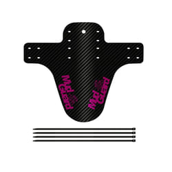 Bicycle Fenders 8 Colorful Front/Rear Tire Wheel Fenders Carbon Fiber Mudguard Mountain Bike Road Cycling Fix Gear - Pink