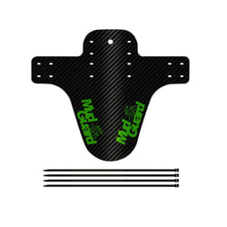 Bicycle Fenders 8 Colorful Front/Rear Tire Wheel Fenders Carbon Fiber Mudguard Mountain Bike Road Cycling Fix Gear - Green
