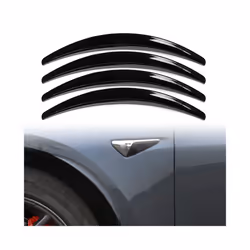 4Pcs/Set Car Wheel Eyebrow Arch Trim Side Fender Flare Strip For Tesla Model 3 2017 2018 2019 2020 2021