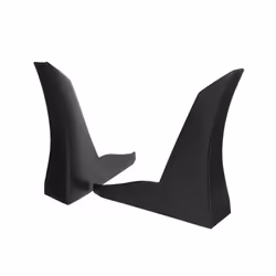 2PCS Universal Car Side Fender Vent Air Wing Cover Trim Bumper Lip Side Splitter Winglet For Subaru WRX STI For HONDA For TOY ...