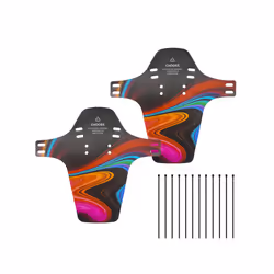 Bike Fender Front +Back Bicycle Mudguard Universal Road Bike Mud Guard - Northern lights