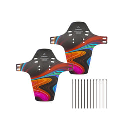 Bike Fender Front +Back Bicycle Mudguard Universal Road Bike Mud Guard - Northern lights