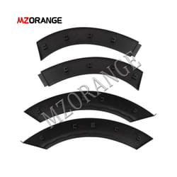 for BMW Mini Cooper R50 2002-2008 Wheel Arch Trim Eyebrow Upper Fender Rubber Cover Tool Car Fender Parts Exterior Accessories - 1set 4pcs