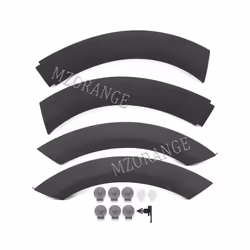 for BMW Mini Cooper R50 2002-2008 Wheel Arch Trim Eyebrow Upper Fender Rubber Cover Tool Car Fender Parts Exterior Accessories - 1set 4pcs