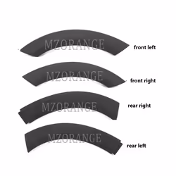 for BMW Mini Cooper R50 2002-2008 Wheel Arch Trim Eyebrow Upper Fender Rubber Cover Tool Car Fender Parts Exterior Accessories - left rear