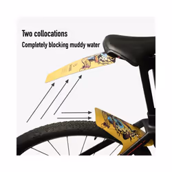 Universal Bike Fender Bicycle Saddle Fender Bicycle Parts Bike Fender Front/Rear Mudguard Fenders Bicycle Fenders