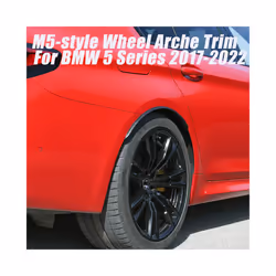 For BMW 5 Series G30 G31 M5 Performance Style Rear Wheel Arch Trim Fender Mudguards Wheel Arch Extension Set Body kit 2017-20 ...
