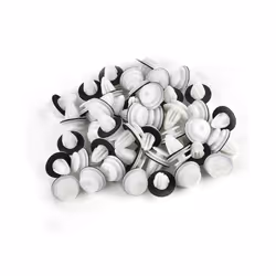 50* Plastic Trunk Screw Rivets Set Car Bumper Fender For Auto Fastener Clips car buckle