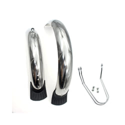 Electric Bicycle Mudguard 14 inch BMX Kugoo V1 Folding Bike Fender Aluminum Alloy Bike Wings From Rain All inclusive