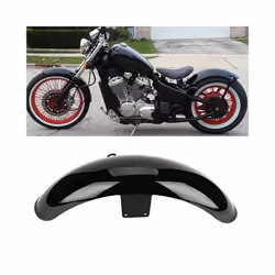 Motorcycle Front Fender ABS Mud Flap Guard Black Fairing Mudguard Cover For Honda Shadow VT600 VLX 600