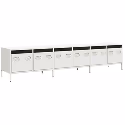 VidaXL 3307154, White, Steel, Steel, 2020 mm, 390 mm, 435 mm