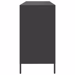 vidaXL Sideboard Olive Green 135x39x73.5 cm Cold-rolled Steel storage cabinet - black - Additional view 5