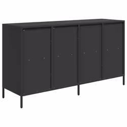 vidaXL Sideboard Olive Green 135x39x73.5 cm Cold-rolled Steel storage cabinet - black - Additional view 6
