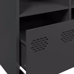 vidaXL Sideboard Olive Green 135x39x73.5 cm Cold-rolled Steel storage cabinet - black - Additional view 8